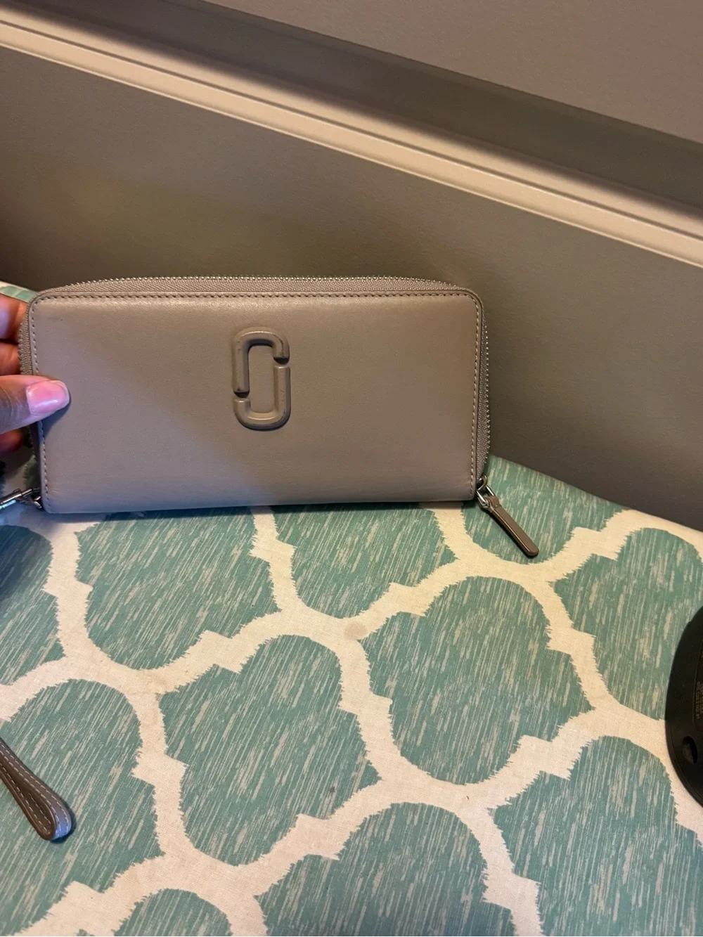 Marc Jacobs Gray 'The Tote Bag' Leather Tote
